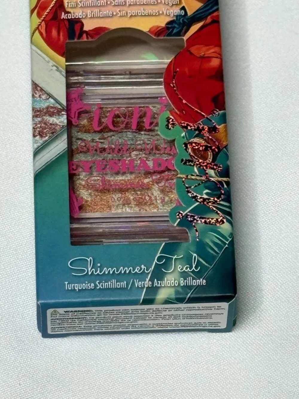 Ioni Pink Cowgirl Wild West Eyeshadow Fun & Thrills Shimmer Teal Vegan New